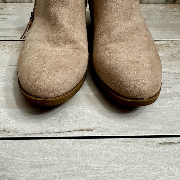 Arizona Coachella Women’s Sz 10 Brown Faux Suede Ankle Bootie Western Fallcore - Picture 12 of 14